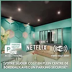 Apartmán 1-bedroom With Parking, Netflix And High-speed Wi-fi